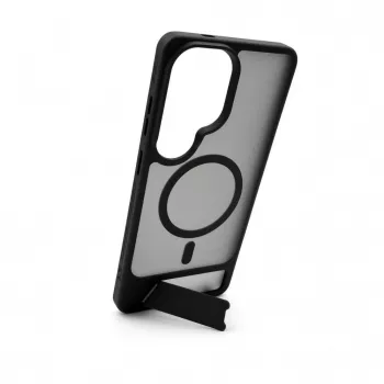 Evelatus Samsung Galaxy S26 Ultra Gummiertes MagSafe-Case mit Ständer - Schwarz
