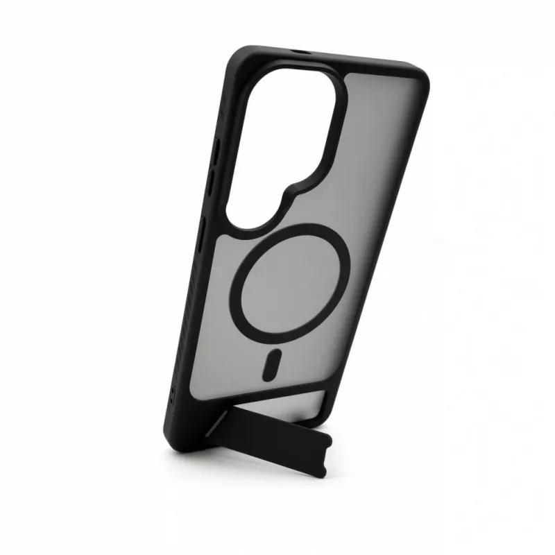 Evelatus Samsung Galaxy S26 Ultra Gummiertes MagSafe-Case mit Ständer - Schwarz