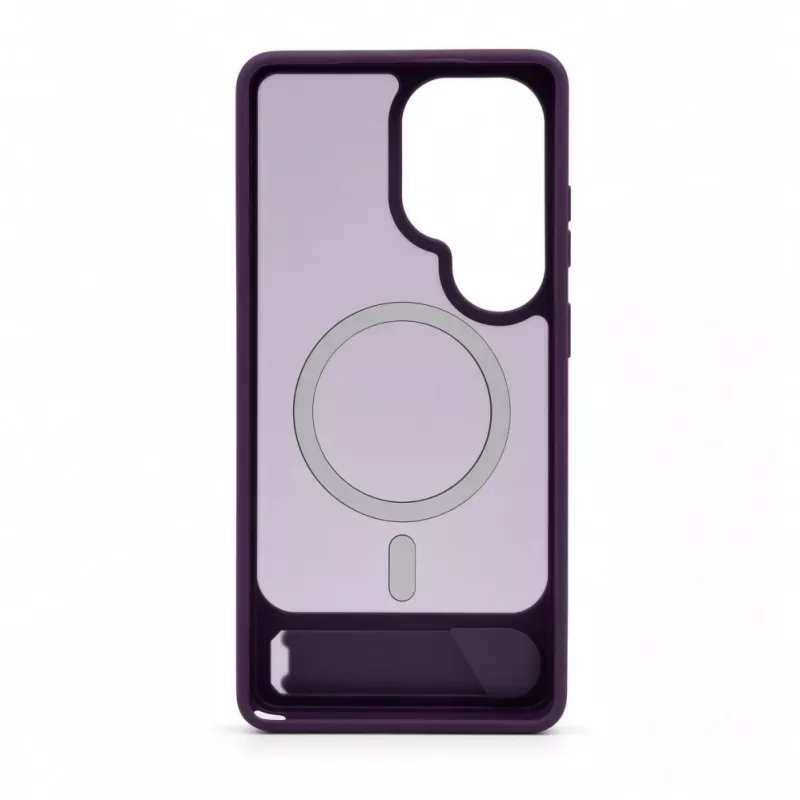 Evelatus Samsung Galaxy S26 Ultra Gummiertes MagSafe-Case mit Standfuß - Lila