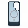 Evelatus Samsung Galaxy S26 Ultra Gummiertes MagSafe Case mit Standfuß Marineblau