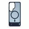 Evelatus Samsung Galaxy S26 Ultra Gummiertes MagSafe Case mit Standfuß Marineblau