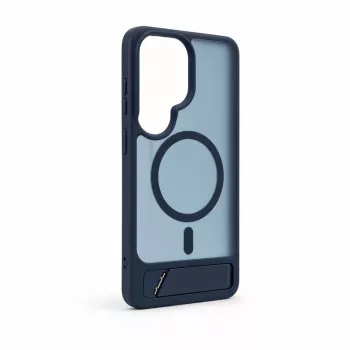 Evelatus Samsung Galaxy S26 Ultra Gummiertes MagSafe Case mit Standfuß Marineblau