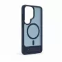Evelatus Samsung Galaxy S26 Ultra Gummiertes MagSafe Case mit Standfuß Marineblau