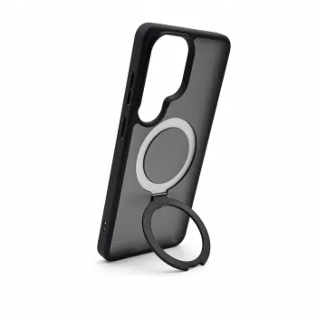 Evelatus Samsung Galaxy S26 Ultra Shield Case mit MagSafe & Stand Matter Ring Schwarz