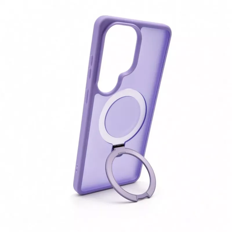 Evelatus Samsung Galaxy S26 Ultra Schutzhülle mit MagSafe & Ständer Mattring Lavendel Lila