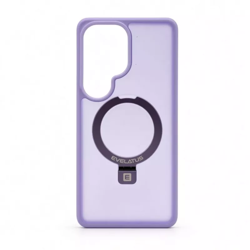 Evelatus Samsung Galaxy S26 Ultra Schutzhülle mit MagSafe & Ständer Mattring Lavendel Lila