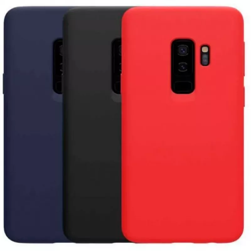 Evelatus Samsung Galaxy S9 Plus Nano Silikon Hülle Soft Touch TPU Schwarz
