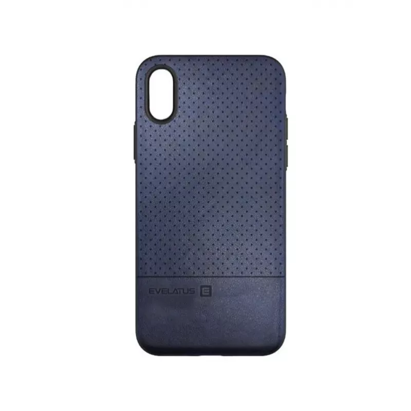 Evelatus Samsung Galaxy S9 Plus TPU Hülle mit Metallplatte für magnetische Handyhalterung - Blau