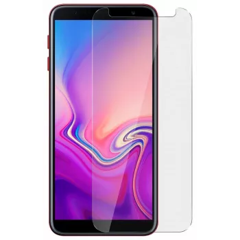 Evelatus Samsung J4 Plus 0.33mm Flaches Klares Displayschutzglas aus gehärtetem Glas mit Japan-Kleber und Antistatik-Beschichtung