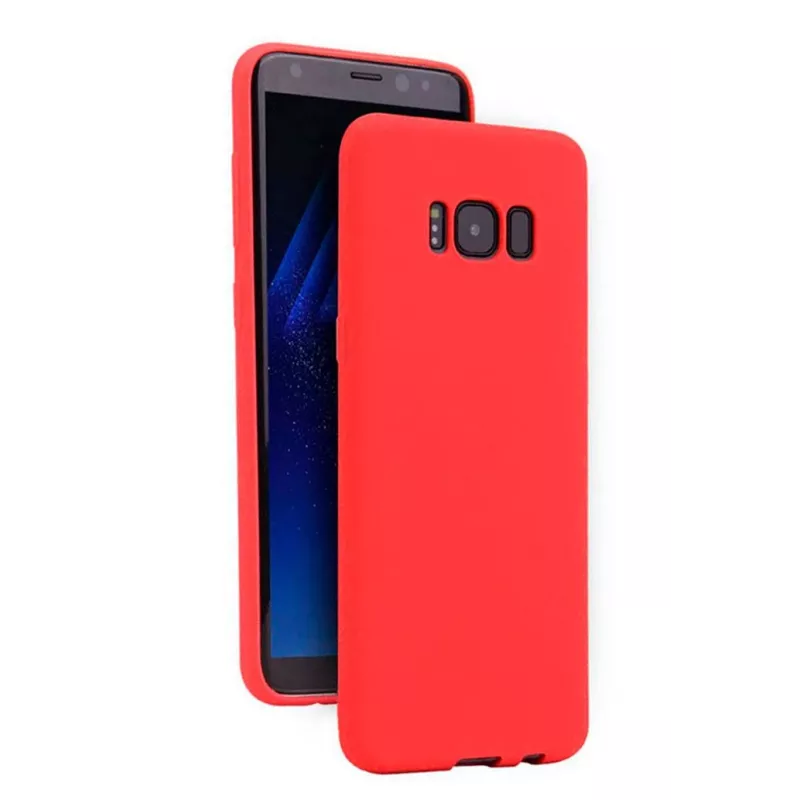 Evelatus Samsung S8 Plus Nano Silicone Case Soft Touch TPU Rot