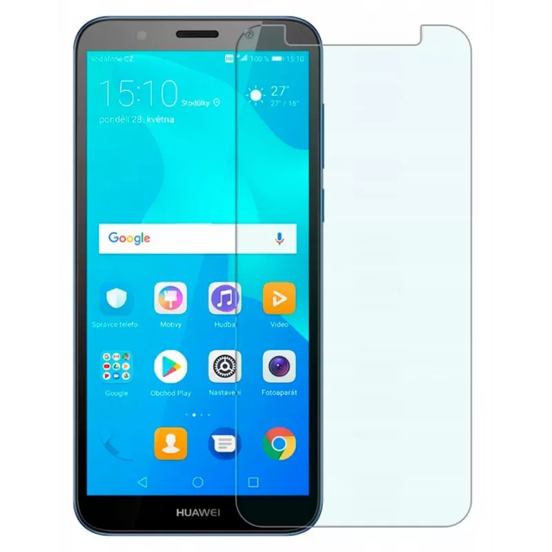 Evelatus Silikon-Rückseitenabdeckung für Huawei Y5 2018 - Schwarz
