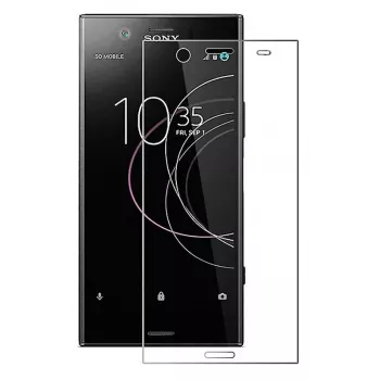 Evelatus Silicone Back Cover für Sony Xperia XZ1 - Schwarz