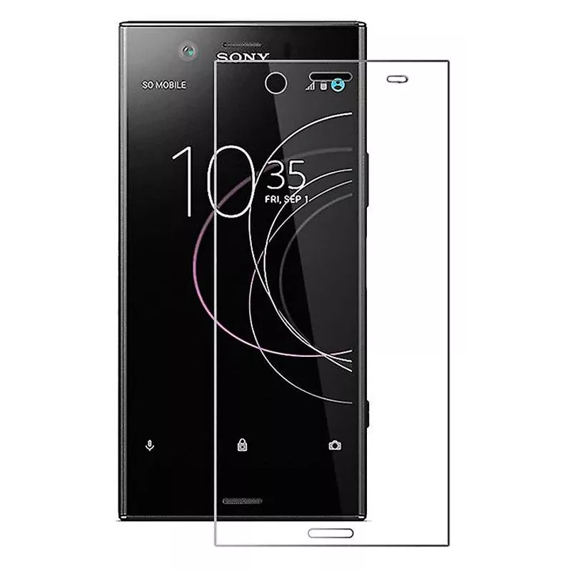 Evelatus Silicone Back Cover für Sony Xperia XZ1 - Schwarz