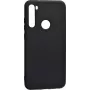 Evelatus Soft Touch Silikonhülle mit Trageband für Xiaomi Redmi Note 8 / Redmi Note 8 2021 - Schwarz