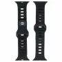 Evelatus Sport Silikon Loop Armband für Apple Watch 42/44/45/49mm Schwarz
