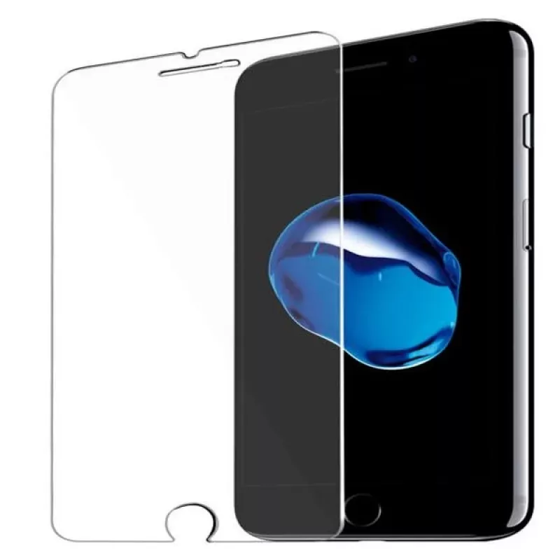 Evelatus Panzerglas Displayschutz für Apple iPhone 6 Plus, 7 Plus, 8 Plus - 2.5D Full Cover, 9H Härte, Japan-Kleber, Antistatisch