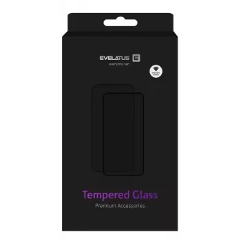 Evelatus Panzerglas Displayschutz für Apple iPhone 6 Plus, 7 Plus, 8 Plus - 2.5D Full Cover, 9H Härte, Japan-Kleber, Antistatisch