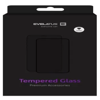 Evelatus Tempered Glass Screen Protector für Xiaomi Redmi Note 8 / Redmi Note 8 2021 – 0,33 mm flaches klares Glas mit Japan-Kleber, antistatisch