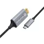 Evelatus Universal-Datenkabel HDMI auf Type C TPC04 Schwarz