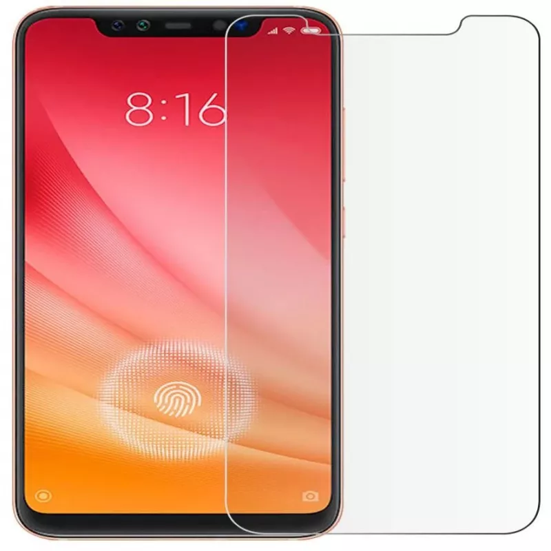 Evelatus Xiaomi Mi 8 0,33mm Flacher Klarer Displayschutz aus gehärtetem Glas mit Japan-Kleber und antistatischer Beschichtung