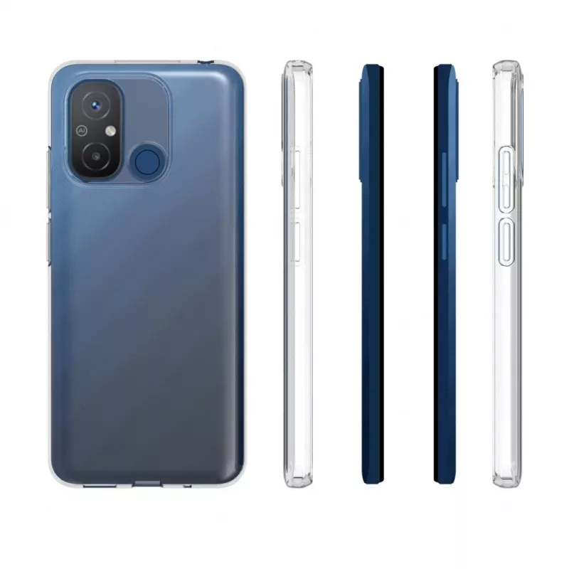 Evelatus Xiaomi Redmi 12C Transparente Silikonhülle 1,5 mm TPU Klar