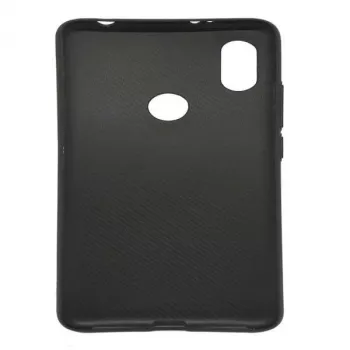 Evelatus Xiaomi Redmi 5 Plus TPU Case 2 mit Metallplatte (kompatibel mit magnetischer Handyhalterung) Rot