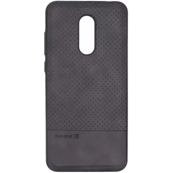 Evelatus Xiaomi Redmi 5 Plus TPU-Hülle mit Metallplatte für magnetische Handyhalterung, Schwarz