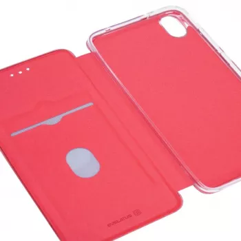 Evelatus Xiaomi Redmi 7A Buchhülle Weinrot
