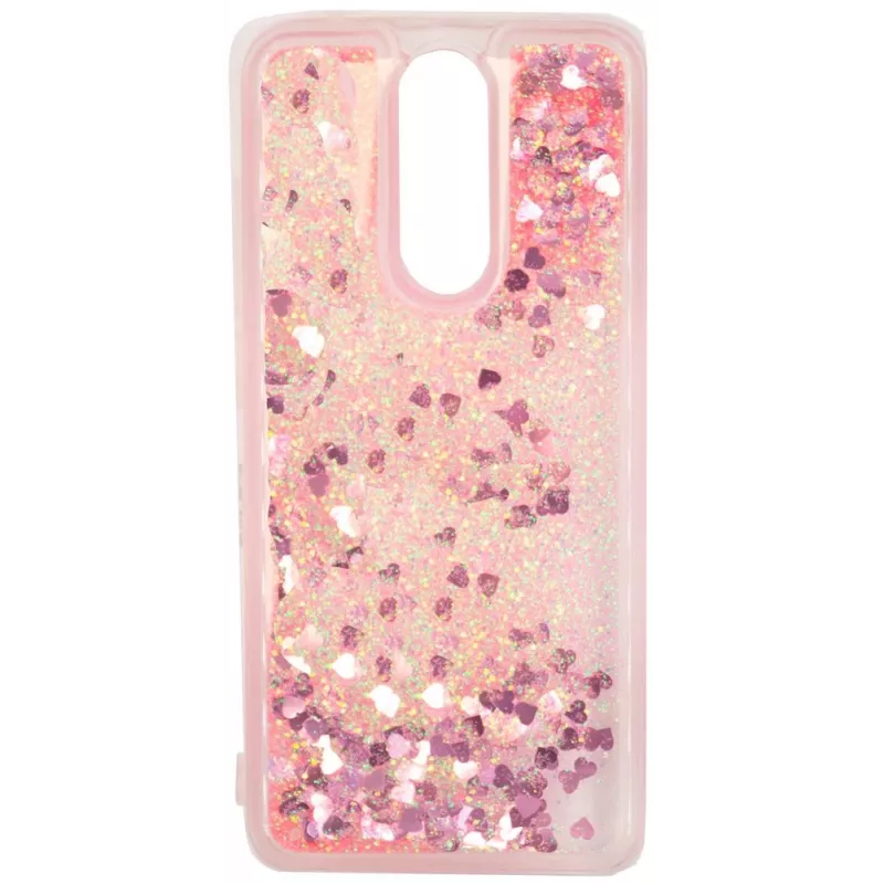 Evelatus Xiaomi Redmi 8 Shining Quicksand Case Pink