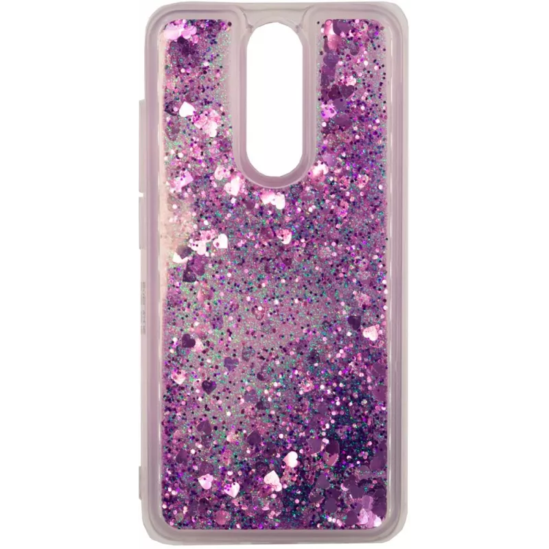 Evelatus Xiaomi Redmi 8 Shining Quicksand Case Purple