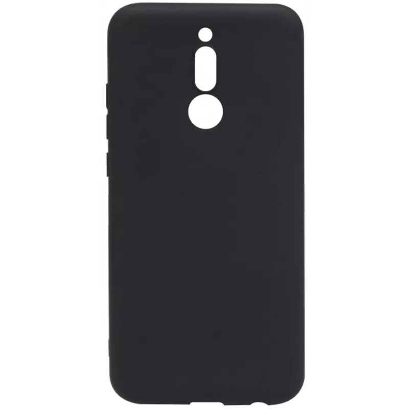 Evelatus Xiaomi Redmi 8 Soft Touch Silikonhülle Schwarz
