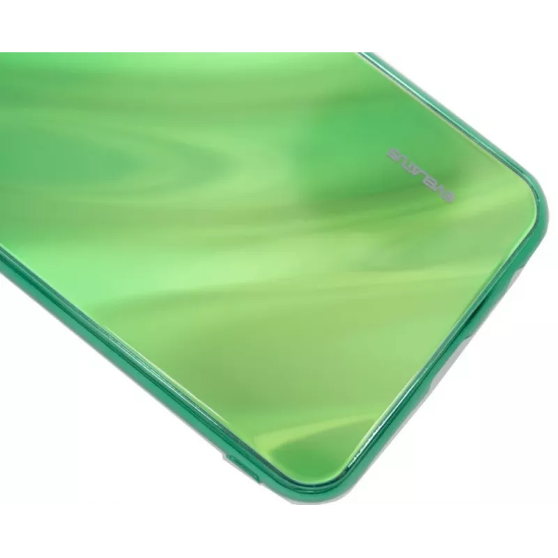 Evelatus Xiaomi Redmi 8 Water Ripple Full Color Electroplating Tempered Glass Screen Protector Green