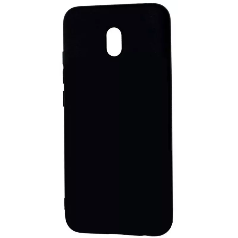 Evelatus Xiaomi Redmi 8a Soft Touch Silikon Schutzhülle Schwarz