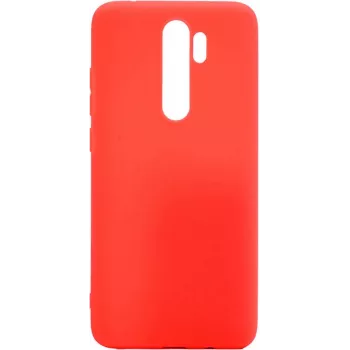 Evelatus Xiaomi Redmi 9 Soft Touch Silikonhülle Rot