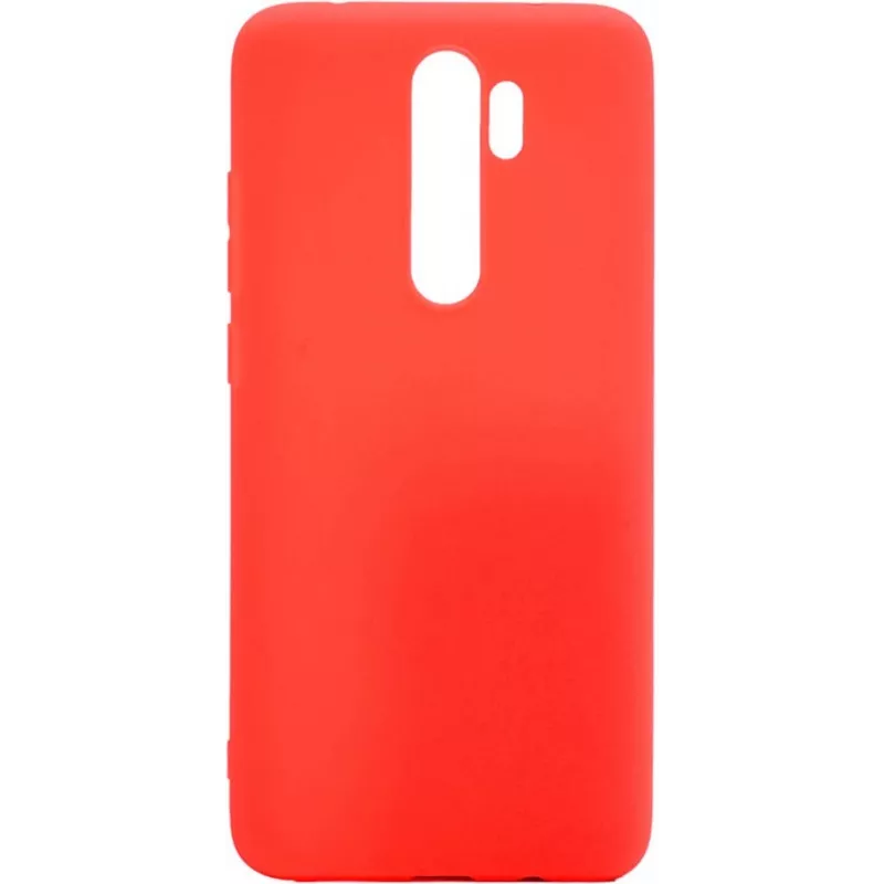 Evelatus Xiaomi Redmi 9 Soft Touch Silikonhülle Rot