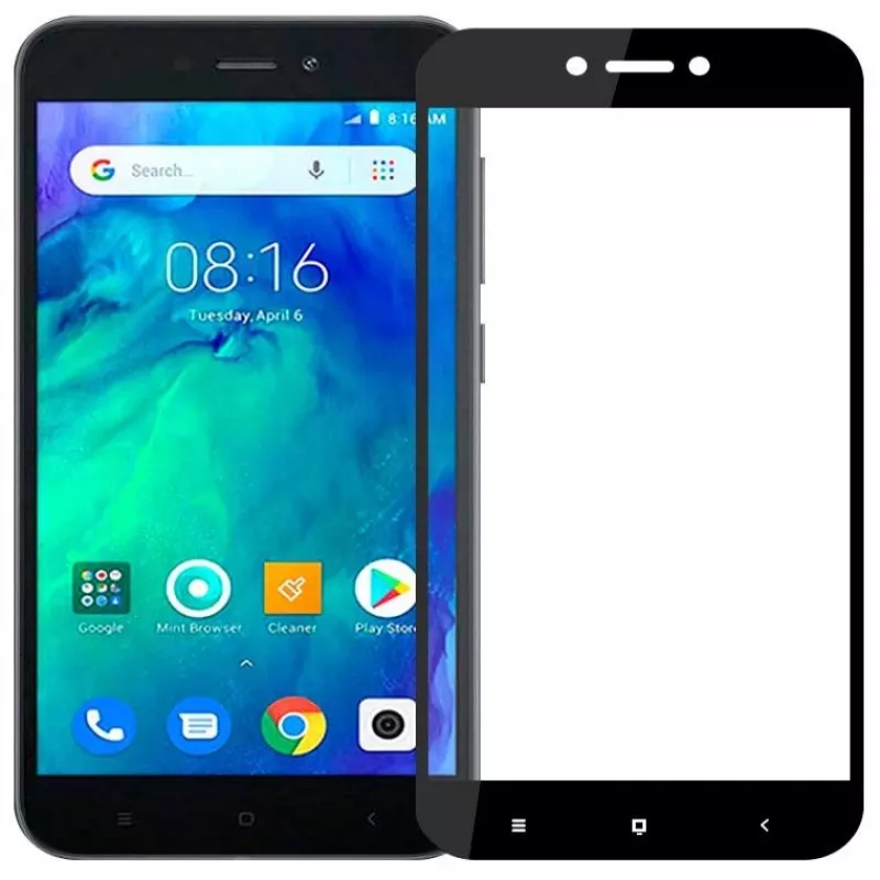 Evelatus Xiaomi Redmi Go 2.5D Full Cover Japan Glue Glass Antistatik-Displayschutz