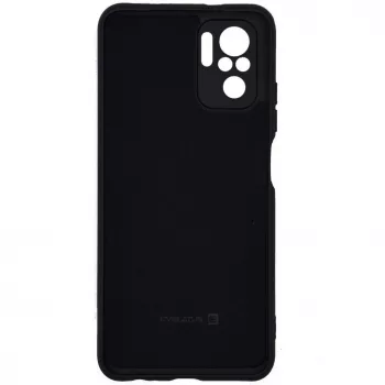 Evelatus Xiaomi Redmi Note 10 / Note 10S Nano Silikon Case Soft Touch TPU Schwarz
