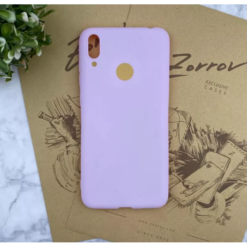Evelatus Xiaomi Redmi Note 7 Nano Silikon Hülle Soft Touch TPU Blau