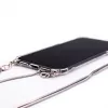 Evelatus Xiaomi Redmi Note 7 / Note 7 Pro Silikon Transparente Hülle mit Halsband TPU Band Space Gray