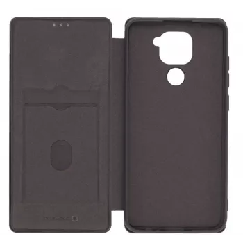 Evelatus Xiaomi Redmi Note 9 Buchhülle Schwarz