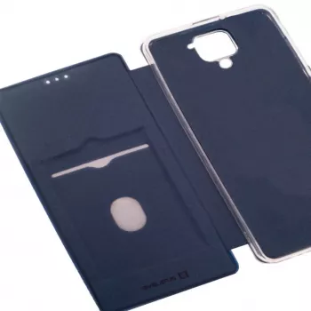 Evelatus Xiaomi Redmi Note 9 Buchhülle Dunkelblau