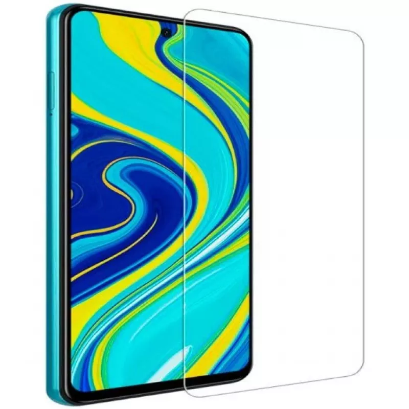 Evelatus Xiaomi Redmi Note 9 Pro / Note 9S 0.33 mm Flach Klar Displayschutzfolie aus gehärtetem Glas mit Japan-Kleber, antistatisch