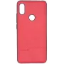 Evelatus Xiaomi Redmi S2 TPU Case 1 mit Metallplatte (kompatibel mit magnetischer Handyhalterung) Rot