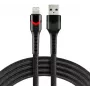 everActive CBB-1IBR USB-A auf Lightning RGB LED geflochtenes Kabel 1m 2.4A Schwarz