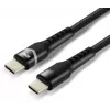 everActive CBB-1PDR USB-C auf USB-C RGB LED geflochtenes Kabel 100cm 3A 60W