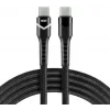 everActive CBB-1PDR USB-C auf USB-C RGB LED geflochtenes Kabel 100cm 3A 60W