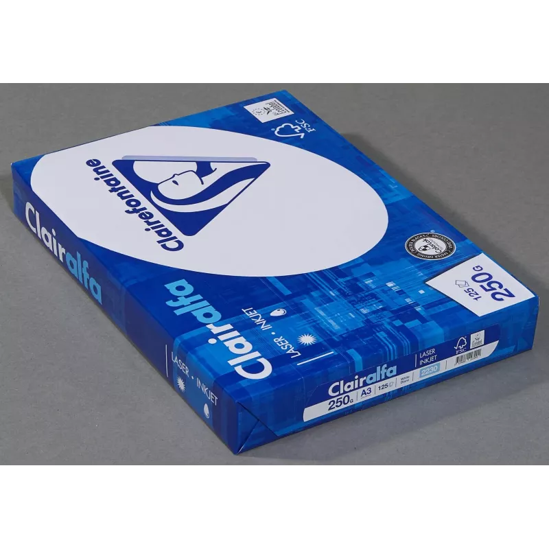 Exacompta Clairalfa A3 Kopierpapier 250 g/m² 125 Blatt Weiß