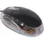 Exertis Connect 320300 Beidhändige USB-optische Maus, 800 DPI, Schwarz