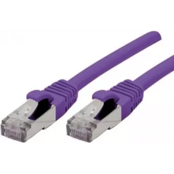Exertis Connect 858516 Cat6a S/FTP Patchkabel, 1m, Violett, RJ45, 10Gbps, 500MHz