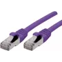 Exertis Connect 858516 Cat6a S/FTP Patchkabel, 1m, Violett, RJ45, 10Gbps, 500MHz